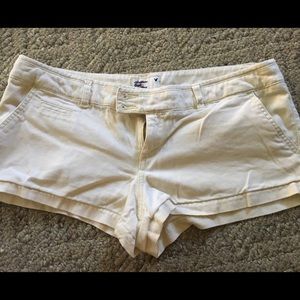Pale Yellow American Eagle Trouser Shorties